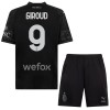 Goedkope AC Milan Olivier Giroud 9 Kids Vierde Tenue 2023-24 Zwarte